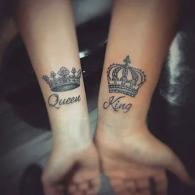 фото тату корона на запястье для мужчин 02.01.2020 №1003 -crown tattoo-  tatufoto.com - tatufoto.com