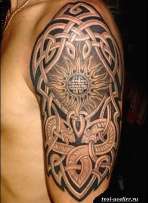 Тату кельтский узор на руку для настоящих ценителей традиций! - tattopic.ru