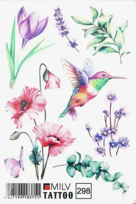 Эскизы тату колибри: оригинальные рисунки, фото примеры, значение