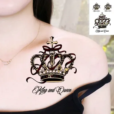 Тату корона на руке для девушек: значение, идеи и стили - tattopic.ru