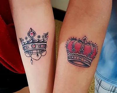 Татуировки для девушек с изображением короны - модные и стильные решения -  tattopic.ru