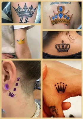 эскиз тату корона для девушек 08.03.2019 №008 - tattoo sketches -  tatufoto.com - tatufoto.com