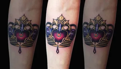 Татуировки – короны для девушек