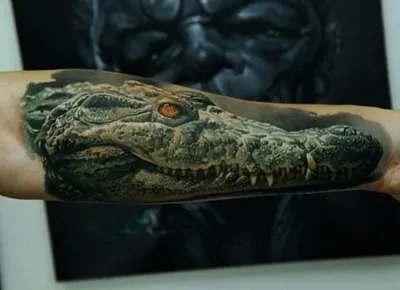Тату эскизы \"Крокодил\" - VeAn Tattoo