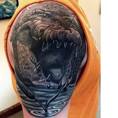 крокодил аллигатор рептилия динозавр для девушки на руку tattoo эскиз тату  графика / Настя Злюка 😈 | Татуировка на руке, Тату, Татуировки