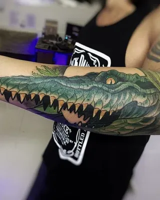 Значение тату крокодил: смысл, история и фото готовых татуировок