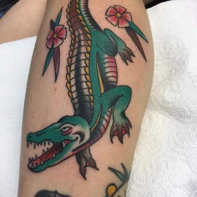 Водостойкая Временная тату-наклейка, Кит, крокодил, крест, свирепый,  боди-арт, флэш-тату, искусственная татуировка для женщин и мужчин |  AliExpress