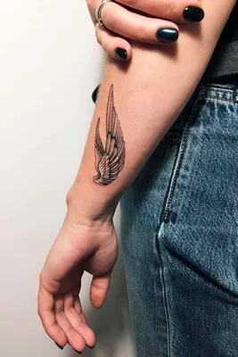 Татуировка крылья на руке мужские: смысл, стили, идеи и фото - tattopic.ru