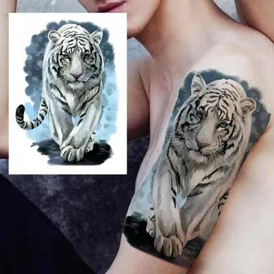 Временное тату Tattoo леопард 210х150 mm TH-654 (id 87111983), купить в  Казахстане, цена на Satu.kz