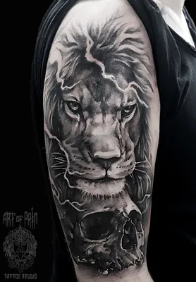 Мужская татуировка лев. Тату лев. Тату хищники
