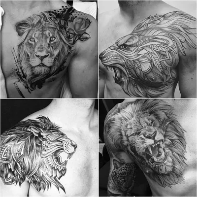 Татуировка наклейка Волк тигр лев Король лес плечо Татуировка рукав рука  назад ногу Временные татуировки для мужчин Живопись тела большой размер |  AliExpress