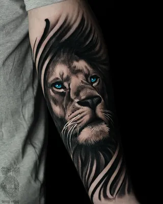 Татуировка льва на левой руке: значение, история и символика - tattopic.ru
