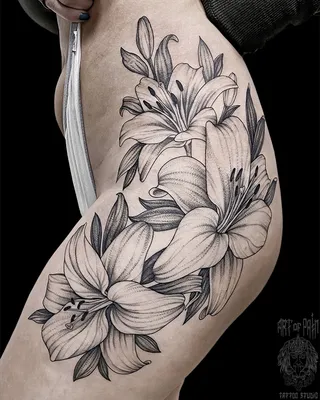 Тату цветка лилии: эскизы, фото и идеи татуировок лилии для женщин и мужчин