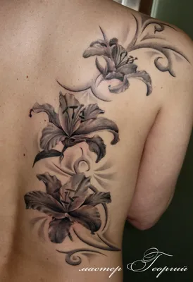 Купить переводную тату gardenia лилия | Тату бизнес
