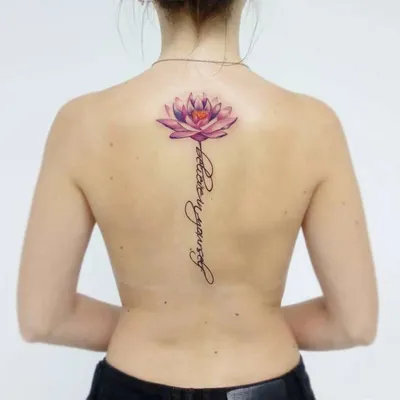 ТАТУ НА СПИНЕ ДЛЯ ДЕВУШЕК - KOT Tattoo Studio