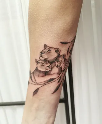 Boninio Tattoo / Временная переводная татуировка №172 Львица 21х15 см грим  на Хэллоуин / Halloween- купить по выгодной цене в интернет-магазине OZON  (160156386)