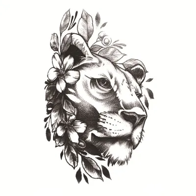 Татуировка женская графика на предплечье львица со львятами - мастер Мария  Бородина (Челнокова) 5824 | Art of Pain