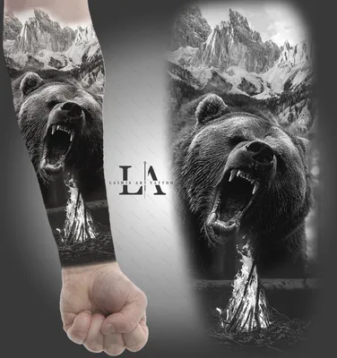 Татуировка медведя на плече у мужчин: значение, идеи и советы - tattopic.ru