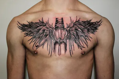 Татуировки на груди мужские и женские сделать в Москве по выгодной цене -  Pigmentlab