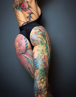 фото тату на ягодицах от 13.03.2018 №004 - tattoos on the buttocks -  tattoo-photo.ru - tattoo-photo.ru