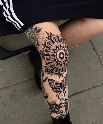 Наколки на коленку: вдохновение и идеи для татуировки - tattopic.ru