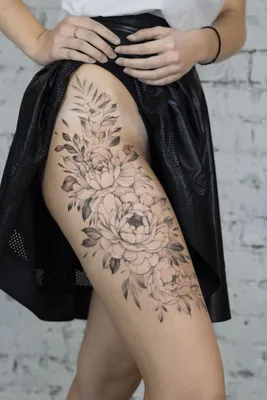 Татуировки на ляшке: 10 идей для девушек - tattopic.ru