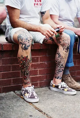 Мужские тату на ногах | Leg tattoo men, Tattoos, Leg tattoos