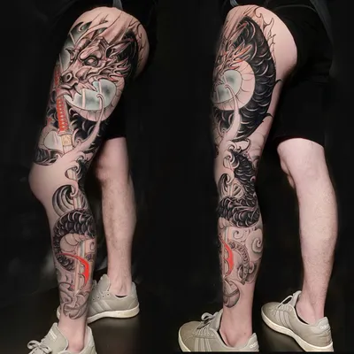 Тату на ноге – эскизы татуировок на ноге