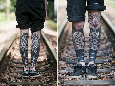 Татуировка \"Лев, часы и череп\" мужская на ноге | Tatoo, Tatuagem