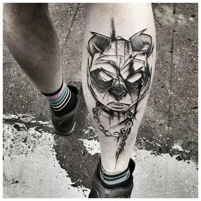 Фото татуировки на ноге мужчин - идеи и вдохновение - tattopic.ru