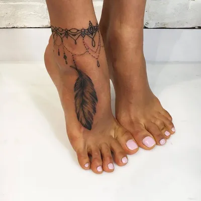 ◼️Перо на ноге: 🔲Независимо от... - akaplieva_tattoo | Facebook