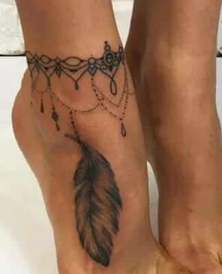 Тату на ноге | Anklet tattoos for women, Tattoo designs, Tattoos for black  skin