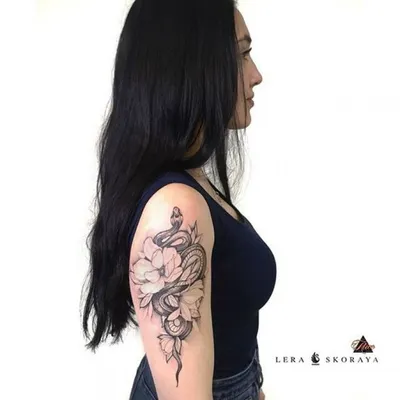 Эскизы татуировок на плечо - 81 фото