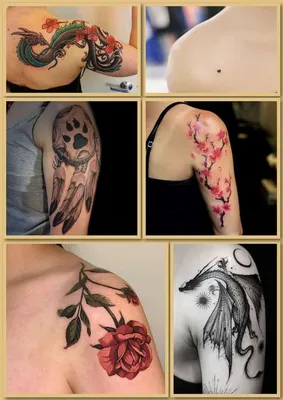 Татуировки на плече для девушек: идеи и советы - tattopic.ru