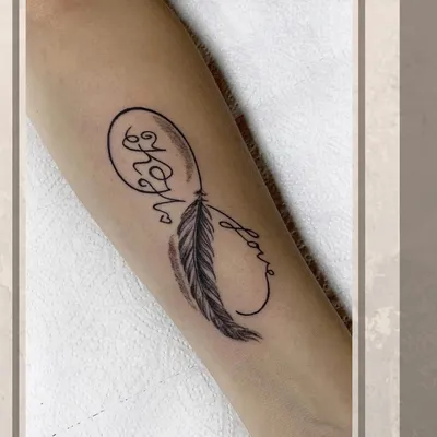 Tattoo • Подборка тату на тему: Бесконечность на запястье (79 фото)