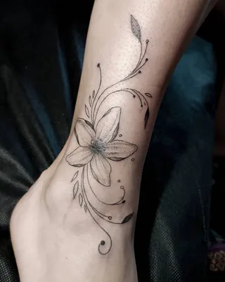 Изящная тату на щиколотке... - Inkspired Tattoo Ukraine | Facebook