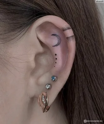 Тату змея на ухе | Inner ear tattoo, Ear tattoo, Body tattoos