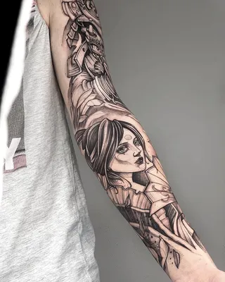 Татуировка на руке рукава - все, что нужно знать - tattopic.ru