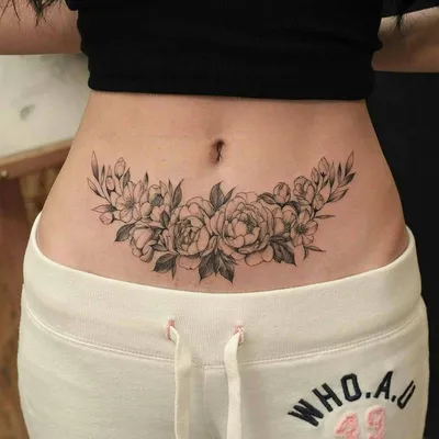 Татуировки на растяжках на животе девушек - идеи и советы - tattopic.ru