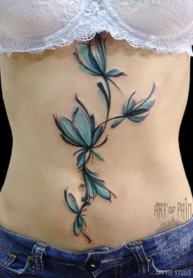 женские тату на животе 18.11.2019 №004 -women belly tattoos- tatufoto.com -  tatufoto.com