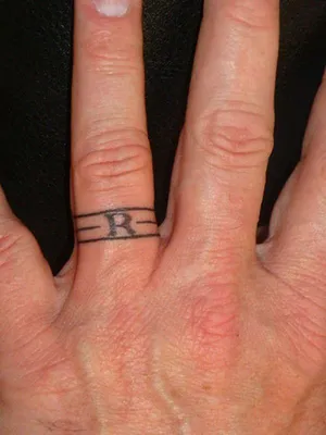 Тату кольца на пальцах | Татуировка