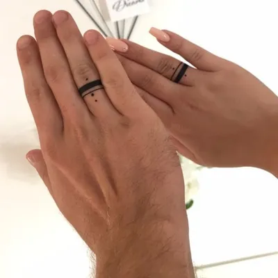 Тату обручальные кольца фото – варианты тату с кольцом для пары