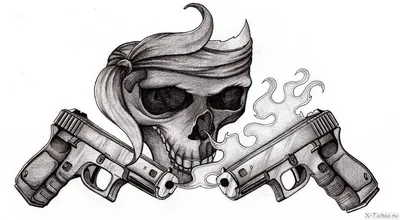 Ретро Монохромный Тату Пистолет — стоковая векторная графика и другие  изображения на тему Ручное оружие - Ручное оружие, Пистолет, Огнестрельное  оружие - iStock