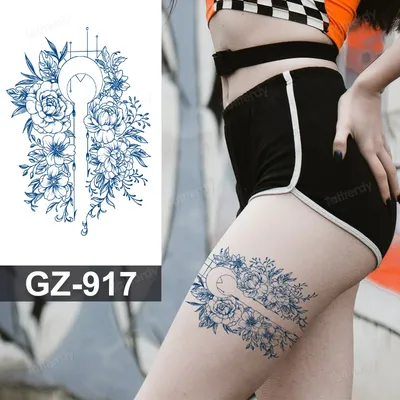 Фото тату подвязка для чулков 20.05.2019 №297 - photo tattoo garter -  tattoo-photo.ru - tattoo-photo.ru