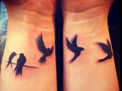 Значение тату птицы на руке - tattopic.ru