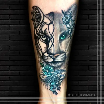 Пин от пользователя Екатерина Гречанник на доске Татуировки | Пантера,  Татуировки, Леопардовые тату