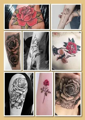 Татуировка роза у девушки - значение и символика - tattopic.ru