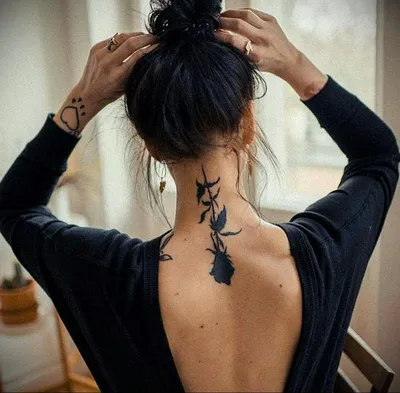 Модно, но больно - тату на шее | Master Tattoo | Дзен