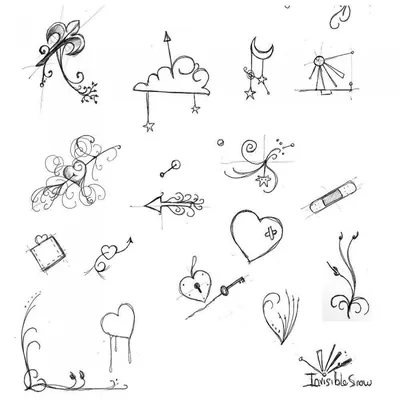 Маленькие тату рисунки ручкой (49 фото) » рисунки для срисовки на  Газ-квас.ком