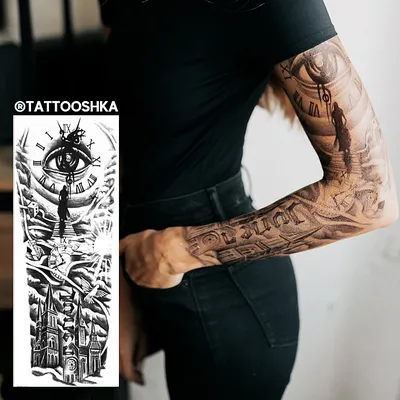 Tattooshka - Тату-рукав \"Око\": купить по лучшей цене в Украине | Makeup.ua